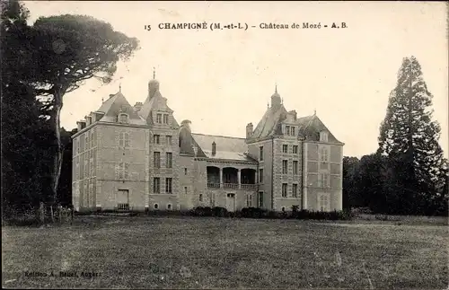 Ak Champigné Maine-et-Loire, Chateau de Mozé