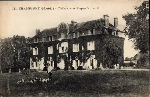 Ak Champigné Maine-et-Loire, Chateau de la Frogeraie