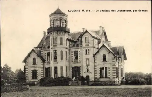 Ak Louerre Maine et Loire, Le Chateau des Lochereaux