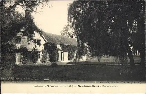 Ak Neufmoutiers Seine et Marne, Beaumarchais