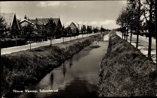 Ak Nieuw Vennep Nordholland Niederlande, Schoolstraat