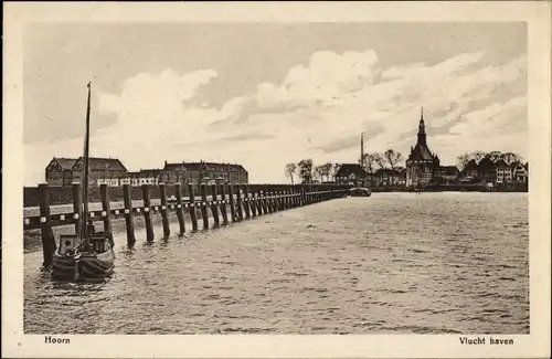 Ak Hoorn Nordholland Niederlande, Vlucht haven