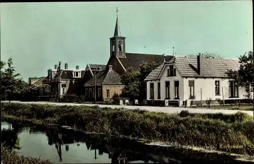 Ak Haulerwijk Friesland Niederlande, Kerkstraat