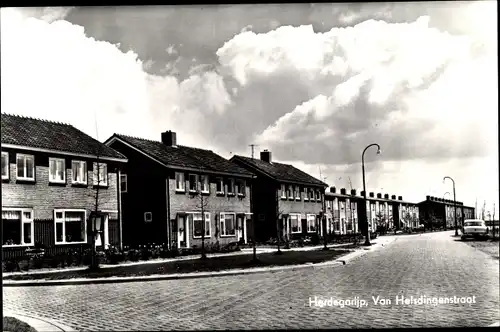 Ak Hardegarijp Friesland Niederlande, Van Helsdingenstraat