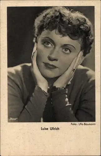 Ak Schauspielerin Luise Ullrich, Portrait