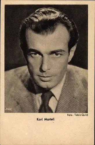 Ak Schauspieler Karl Martell, Ross Verlag, Portrait