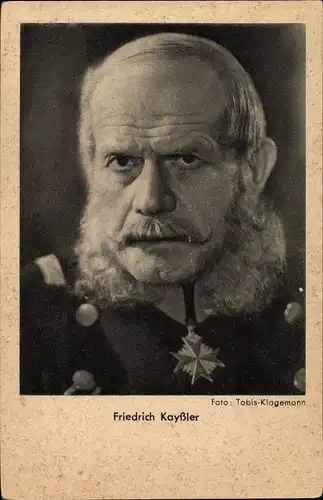 Ak Schauspieler Friedrich Kayßler, Portrait, Uniform, Orden