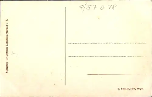 Ak Geisweid Siegen in Westfalen, Haus Patmos, Deutsche Zeltmission, Sukkoth, Saron, Zu den Bergen°