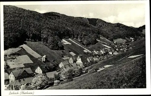 Ak Lerbach Osterode am Harz, Ort mit Umgebung