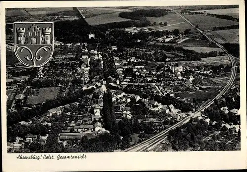 Wappen Ak Ahrensburg in Holstein, Gesamtansicht