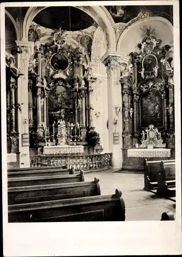 Ak Dillingen an der Donau, Klosterkirche der Franziskanerinnen