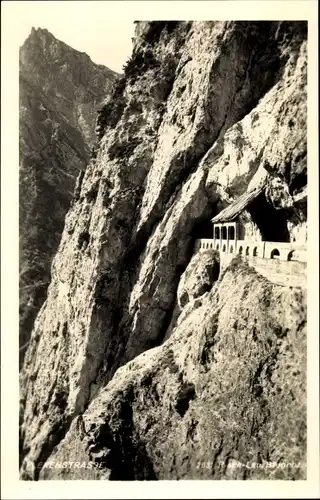 Ak Flexenstraße Flexenpass Vorarlberg, Berge, Straße