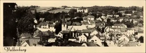 Ak Valkenburg aan de Geul Limburg, Gezicht vanaf de ruine van het voormalige kasteel van Valkenburg