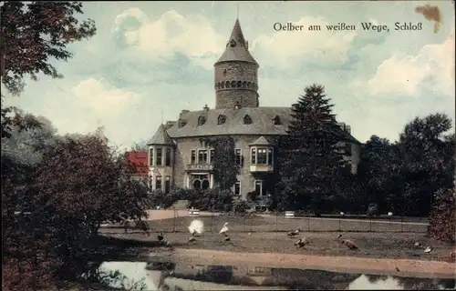 Ak Oelber am weißen Wege Baddeckenstedt Niedersachsen, Schloss