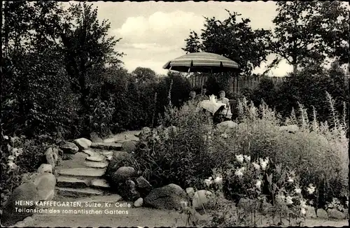 Ak Sülze Bergen in der Lüneburger Heide, Heins Kaffeegarten