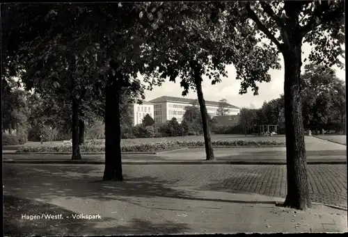 Ak Hagen in Westfalen Ruhrgebiet, Volkspark