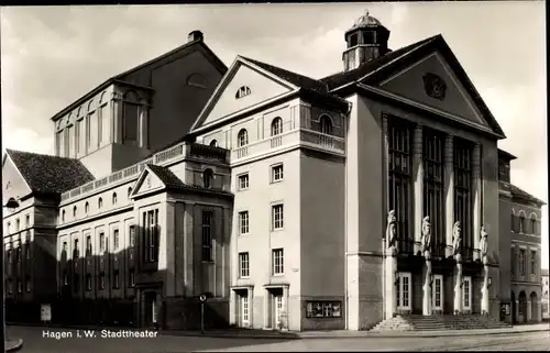 Ak Hagen in Westfalen, Stadttheater