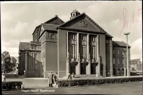 Ak Hagen in Westfalen, Stadttheater