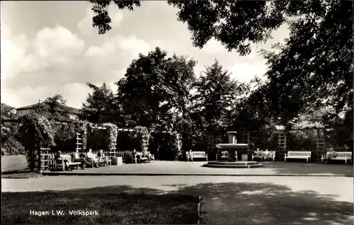 Ak Hagen in Westfalen, Volkspark