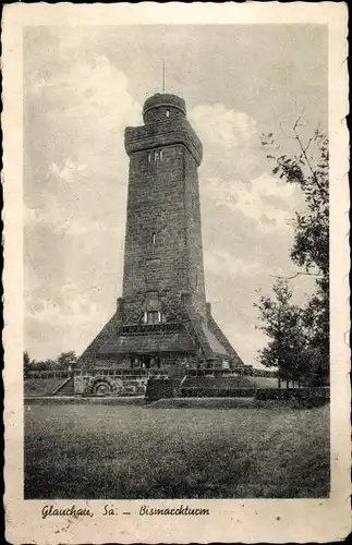 Ak Glauchau in Sachsen, Bismarckturm