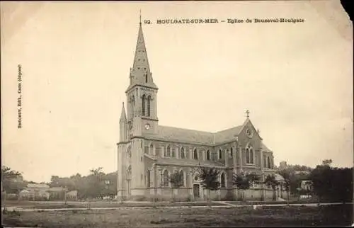 Ak Beuzeval Houlgate sur Mer Calvados, Eglise, Kirche