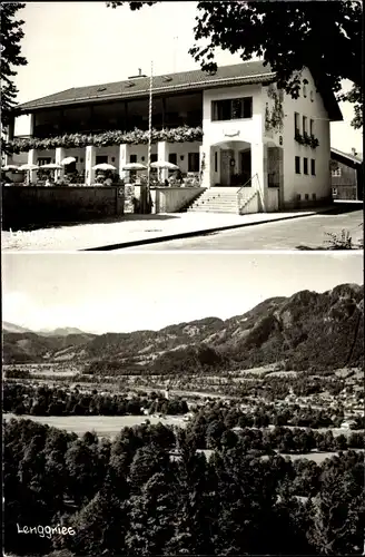 Foto Ak Lenggries in Oberbayern, Lenggrieser Hof, Gesamtansicht