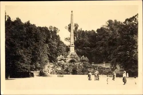 Ak Wien 13 Hietzing Österreich, Schönbrunn, Obelisk