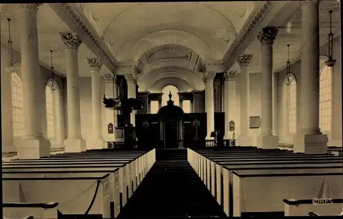 Ak Cambridge Massachusetts USA, Harvard University, Harvard Yard, Interior of The Memorial Church