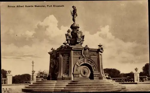 Ak Port Elizabeth Südafrika, Prince Alfred Guards Memorial