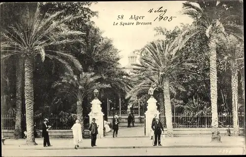 Ak Algier Alger Algerien, Le Square Bresson