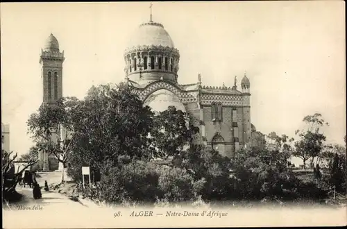 Ak Algier Alger Algerien, Notre Dame d'Afrique