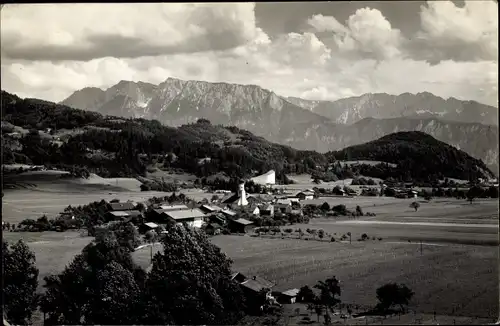 Ak Erl in Tirol, Gesamtansicht, Bergpanorama