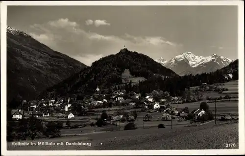 Ak Kolbnitz Reißeck in Kärnten, Ortsansicht mit Danielsberg, Mölltal