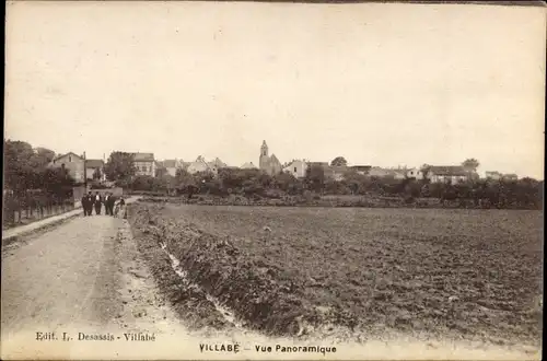 Ak Villabé Essonne, Vue Panoramique