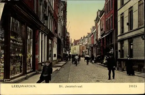 Ak Leeuwarden Friesland Niederlande, St. Jacobstraat