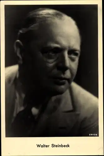 Ak Schauspieler Walter Steinbeck, Portrait