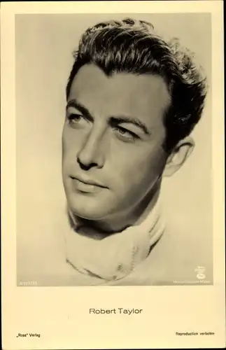 Ak Schauspieler Robert Taylor, Portrait, Ross