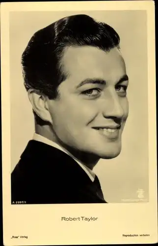 Ak Schauspieler Robert Taylor, Portrait, Ross Verlag