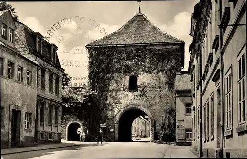 Ak Marienberg im Erzgebirge Sachsen, Zschopauer Tor