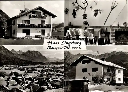 Ak Wallgau Oberbayern, Haus Ingeborg, Gesamtansicht