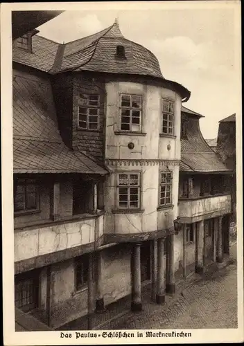 Ak Markneukirchen, Das Paulus Schlößchen, Erker