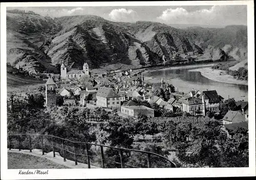 Ak Karden an der Mosel, Panorama