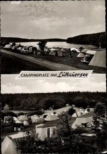 Ak Mölln im Herzogtum Lauenburg, Lütauer See, Campingplatz am Lüttauersee