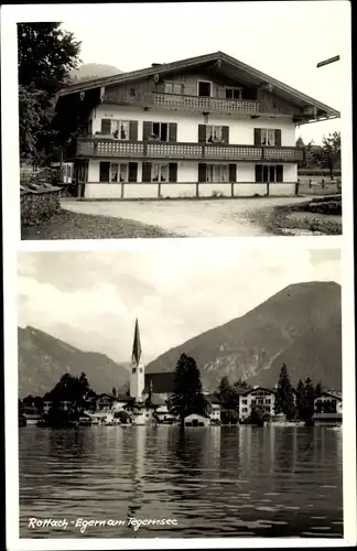 Foto Ak Rottach Egern in Oberbayern, Pension, Tegernsee