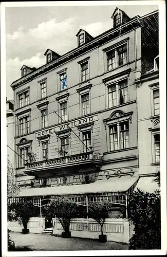 Ak Oberlahnstein Lahnstein am Rhein, Hotel Weiland