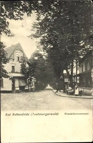Ak Bad Rothenfelde am Teutoburger Wald, Frankfurter Straße