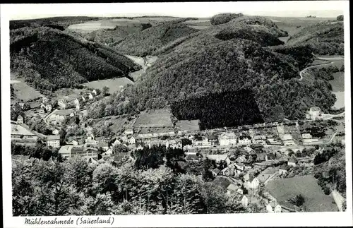 Ak Mühlenrahmede Altena im Märkischen Kreis Sauerland, Panorama