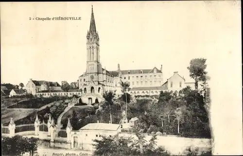 Ak Hérouville Calvados, Chapelle