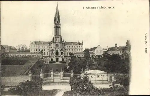 Ak Hérouville Calvados, Chapelle