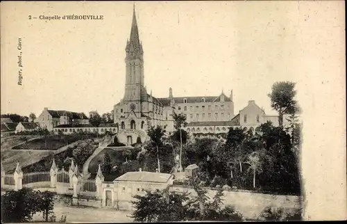 Ak Hérouville Calvados, Chapelle